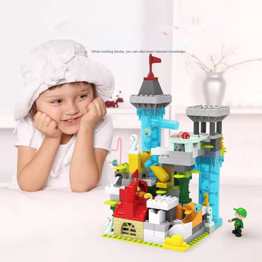 AUTOMATIC CYCLIC TRACK CASTLE - 135PCS